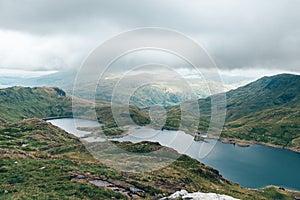 Snowdonia National Park in North Wales, UK