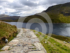 Snowdonia stone path.