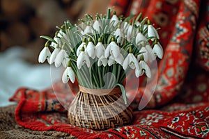 Snowdrops and martenitsa: iconic symbols heralding the arrival of spring