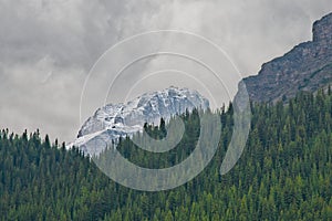 Snowfall in the Candian Rockies