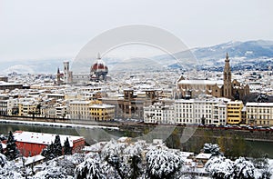 Snowfall at Florence