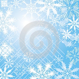 Snowflake Background photo