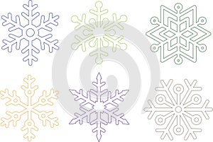 Snowflake Coasters Digital Vector File for Laser Cutter.