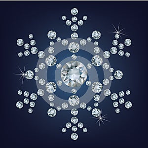 Snowflake made a lot of from diamonds.