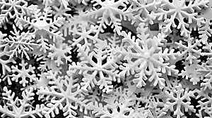 Snowflake pattern is overcrowded.