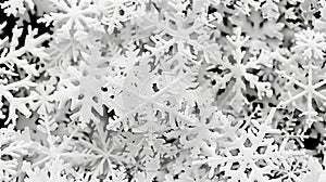 Snowflake patterns are overcrowded.