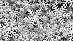 Snowflake patterns are overcrowded.