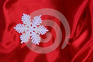 Snowflake on the red