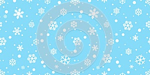 Snowflake seamless pattern vector Christmas snow Xmas Santa Claus scarf isolated repeat wallpaper tile background illustration gif