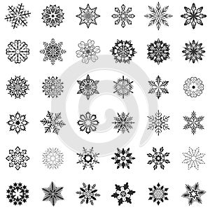 Snowflake shapes