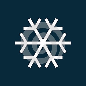 Snowflake simple icon