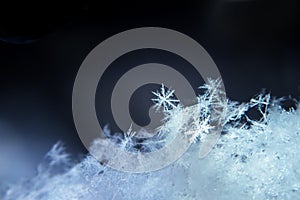 Snowflake, snow flake, nature winter background