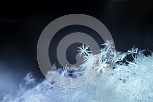 Snowflake, snow flake, nature winter background photo