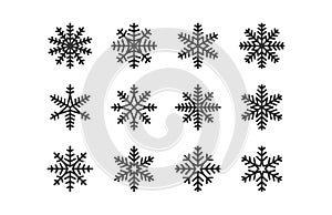 Snowflake Snowfall Ornament icon clipart