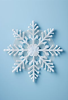 Snowflake Symphony: A Pop Art Minimalism\