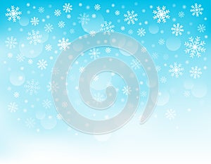 Snowflake theme background 3