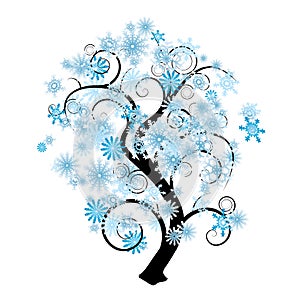 Snowflake tree