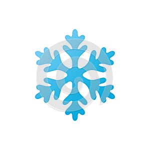 Snowflake - vector icon. Christmas symbol. Winter snowflake isolated