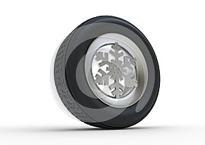 Snowflake Winter Tyre