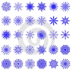 Snowflakes.