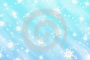 Snowflakes abstract background