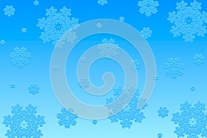 Snowflakes background