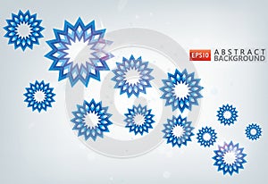 Snowflakes background