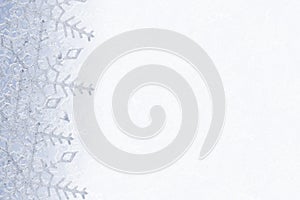 Snowflakes background