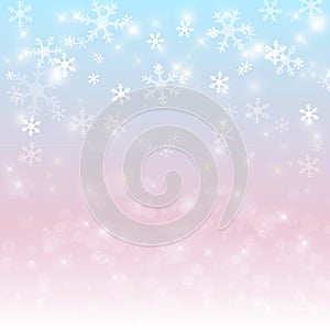 Snowflakes background