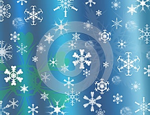 Snowflakes background for christmas