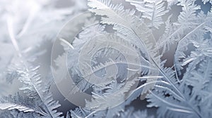 Snowflakes Close-up frost patterns beautiful background. Hello Winter, Merry Christmas, Happy New Year concept