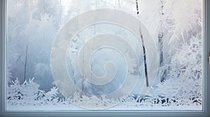 Snowflakes Close-up frost patterns beautiful background. Hello Winter, Merry Christmas, Happy New Year concept