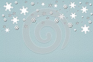 Snowflakes design for winter