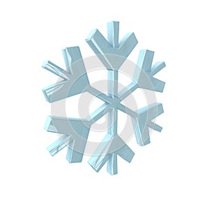 Snowflake in 3D