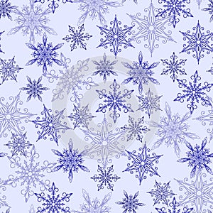 Snowflakes vector icons frozen frost star Christmas decoration snow winter flakes elemets Xmas holiday design