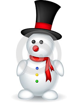 Snowman cartoon for you design