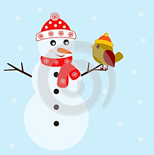 Snowman Illustraton