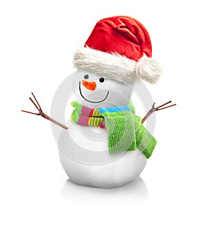 Snowman isolated