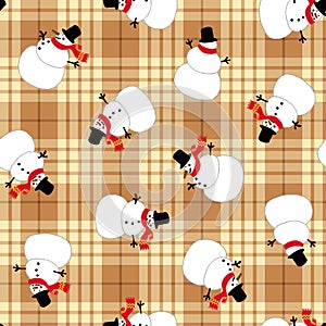 Snowman pattern