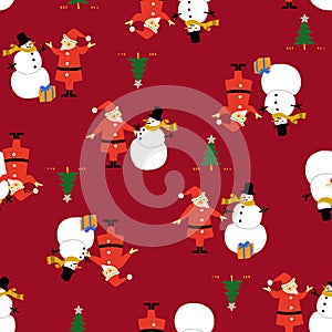 Snowman pattern