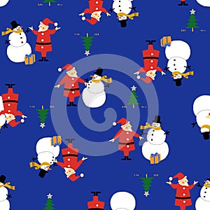 Snowman pattern