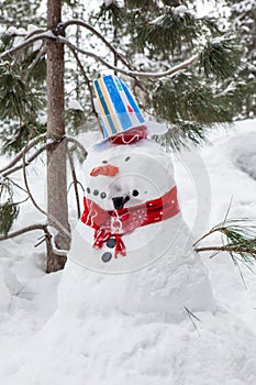 Snowman with a Pipe