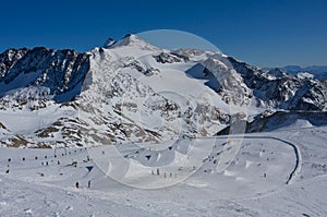 Snowpark in Austria photo