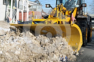 Snowplow in action