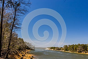 Snows Cut in North Carolina connects the Cape Fear River with the North Bound Inter Coastal Waterway