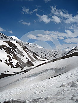 Snowscape on Baralacha Pass