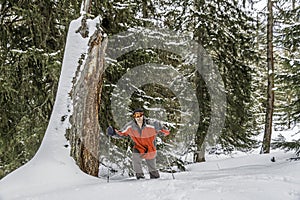 Scarpe da neve foresta 