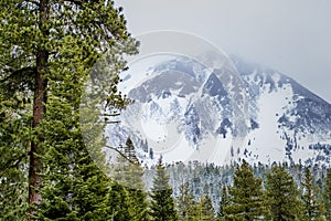 Snowstorm on Lassen Peak, Lassen National Park, Northern California