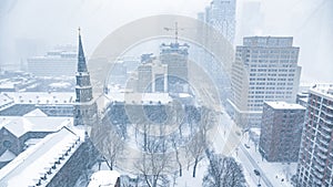 Snowstorm Montreal