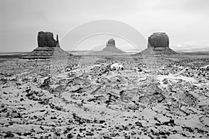 Snowstorm, Monument Valley Navajo Tribal Park